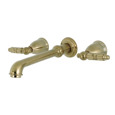 Georgian KS7127GL Two-Handle Wall Mount Bathroom Faucet KS7127GL